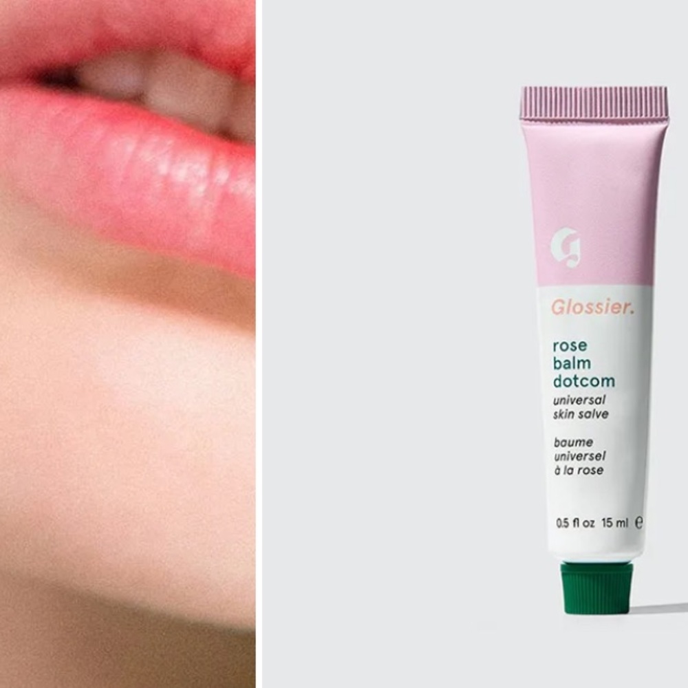 Glossier Rose balm dotcom (universal skin salve)